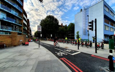 First phase of work to transform streets in Nine Elms now complete, making them safer and more accessible for everyone
