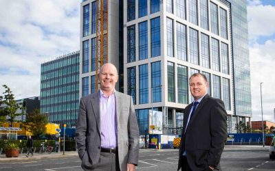 BELFAST HARBOUR AND FARRANS CONSTRUCTION REACH TOPPING OUT MILESTONE ON CITY QUAYS 3