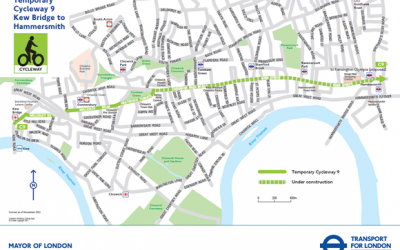 TfL starts work to transform Hammersmith gyratory for walking and cycling