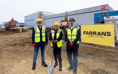 FARRANS CONSTRUCTION BEGINS £10M TECHNICALLY COMPLEX WINE SOCIETY WAREHOUSE IN HERTFORDSHIRE