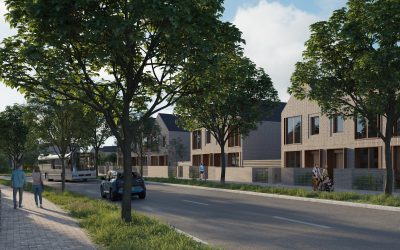 Jo Cowen Architects designs sustainable rental housing development in Central Bedfordshire