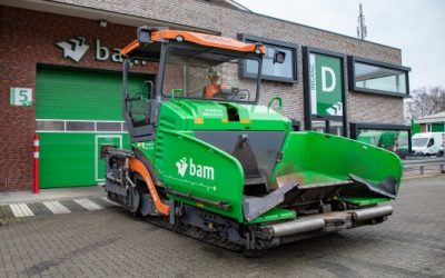 World first: electric asphalt paver for BAM
