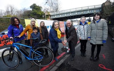 Construction begins on landmark walking and cycling route