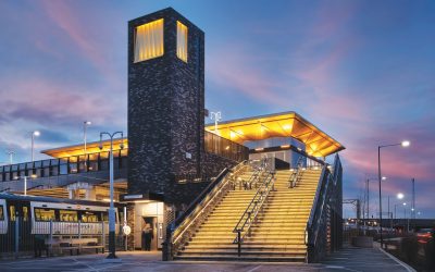DW Windsor achieves optimum lighting for Meridian Water station stairs